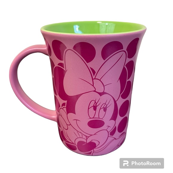 Disneyland Resort Disney Parks Minnie Mouse Pink Polka Dot Coffee Tea Mug - Picture 1 of 10